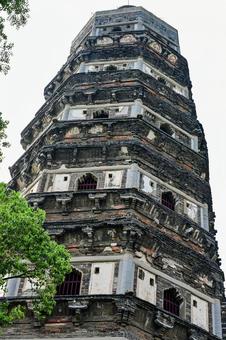 Photo, suzhou, tiger hill, tower, 