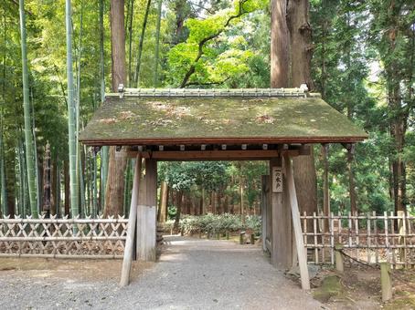 偕楽園 一の木戸 偕楽園 一の木戸 偕楽園,一の木戸,茨城県の写真素材