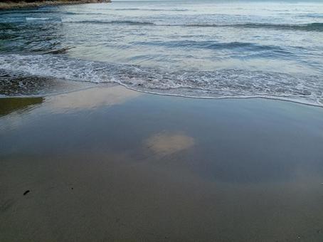 波打ち際 波打ち際,海,砂浜の写真素材