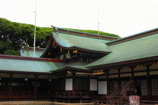 愛知県-真清田神社-本殿・祭文殿 愛知県-真清田神社-本殿・祭文殿 真清田神社,神社,尾張国の写真素材