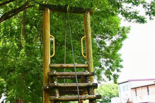 公園のアスレチック遊具 公園のアスレチック遊具 アスレチック,遊具,楽しいの写真素材
