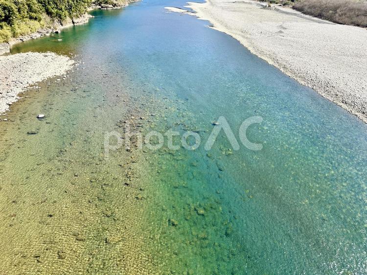 七色峡　冬の河　七色ダム　峡谷美 七色峡,冬の河,七色ダムの写真素材