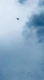 見上げた空 見上げた空の写真