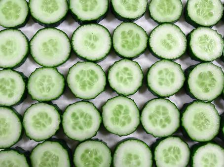 Photo, cucumber, slice, vegetables, 