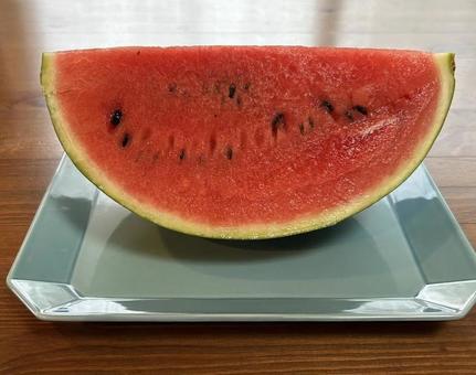すいか 1/4 すいか 1/4 すいか,野菜,果物の写真素材