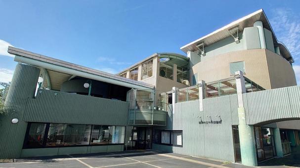 君津市立中央図書館　千葉県君津市 君津市,中央図書館,本の写真素材