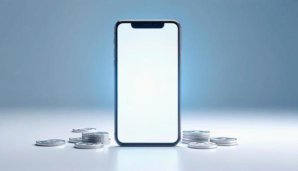 スマートフォンとお金 スマートフォンとお金の写真