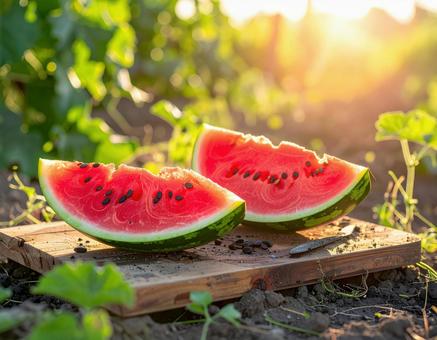 瑞々しいカットスイカのクローズアップ 瑞々しいカットスイカのクローズアップの写真