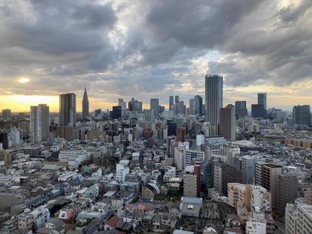 Shinjuku evening view, JPG Shinjuku evening view, JPG
