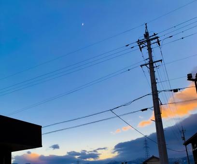 夕方の空 夕方の空の写真