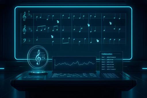 オンライン作曲コラボの写真