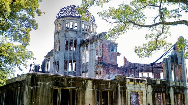 原爆ドーム2 原爆ドーム2 世界遺産,祈り,戦争の写真素材