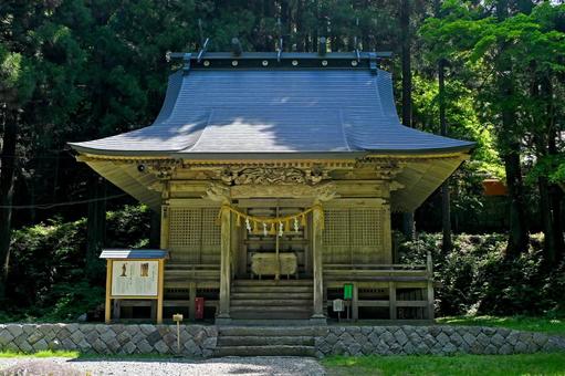 岩手・花巻市 丹内山神社 観音堂 岩手・花巻市 丹内山神社 観音堂 丹内山神社,観音堂,アラハバキの写真素材