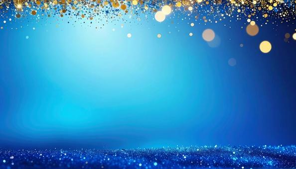 幻想的な青とゴールドのパーティー背景の写真