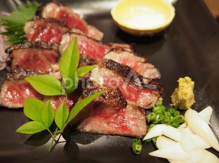 あぶり (調味料),おいしい,お肉の写真素材