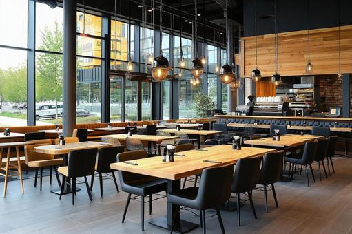 テラス・サービスエリアのレストランの写真