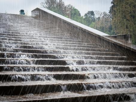 大雨の階段_AS000012 大雨の階段_AS000012の写真