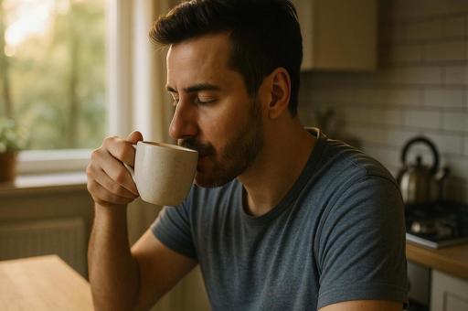 朝の静けさとコーヒー時間 朝の静けさとコーヒー時間の写真