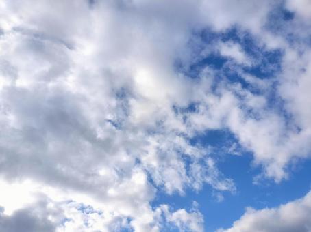 函館の青空 青空,晴天,雲の写真素材