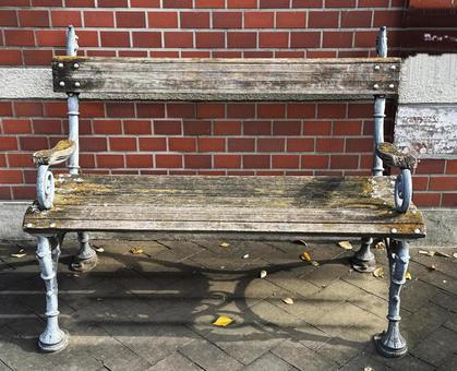 ペンチ ベンチ,椅子,休憩の写真素材