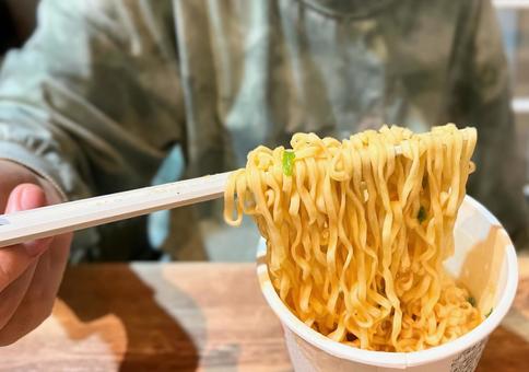 カップ麺 ラーメン,インスタント,食品の写真素材