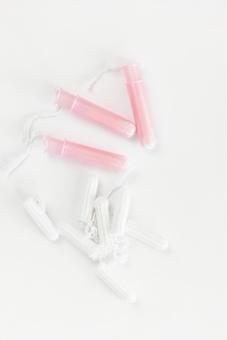 タンポン 生理,月経,生理用品の写真素材