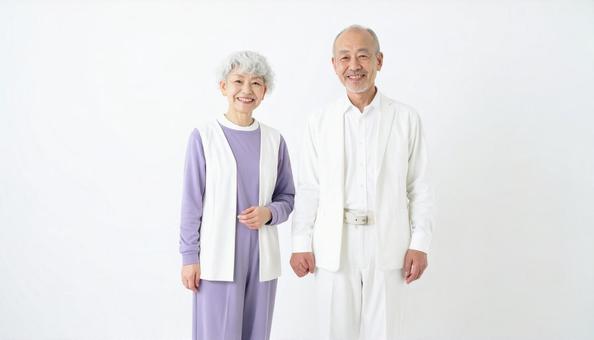 老夫婦 老夫婦の写真