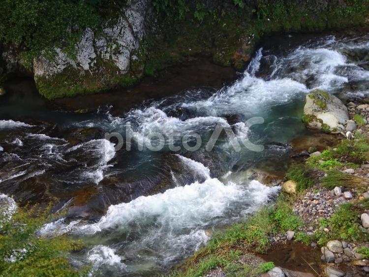 那須塩原の渓流 渓流,那須,せせらぎの写真素材