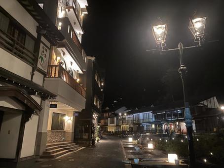Photo, ginzan onsen, spa town, holy land, 