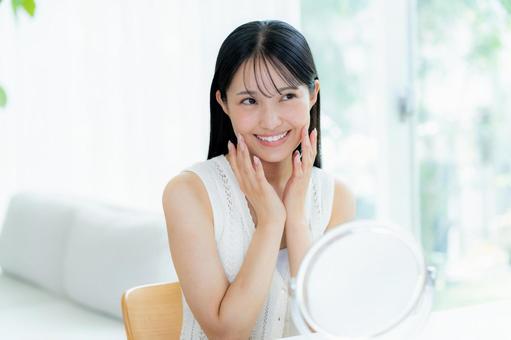 若い女性の美容イメージ 美容,ビューティー,女性の写真素材