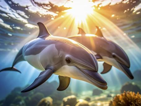 Photo, dolphin, animal, natural, 