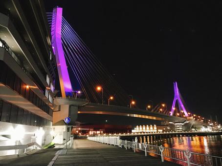 夜景 青森,観光,夜景の写真素材