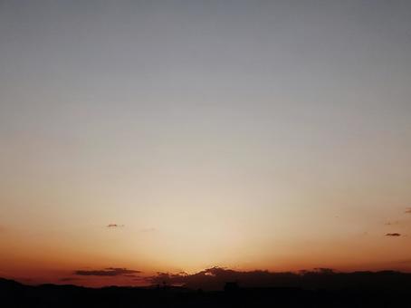 夕暮れの空の写真