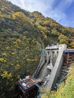 ダム 相俣ダム,ダム,重力式コンクリートダムの写真素材