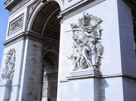 エトワール凱旋門（パリ） パリ,フランス,凱旋門の写真素材