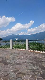 ぼくの夏休み 夏,自然,青空の写真素材