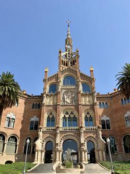 サンパウ病院 スペイン,バルセロナ,世界遺産の写真素材