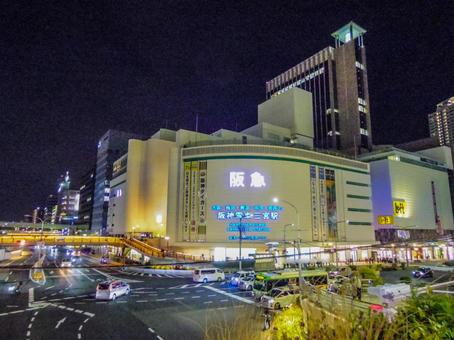 【兵庫県】神戸市・三ノ宮 三ノ宮駅,三宮,三ノ宮の写真素材