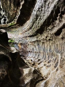 Photo, limestone cave, wall, wall surface, 