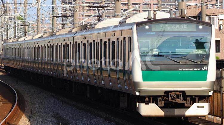 JR東日本埼京線　E233系7000番台 jr東日本,埼京線,e233系の写真素材