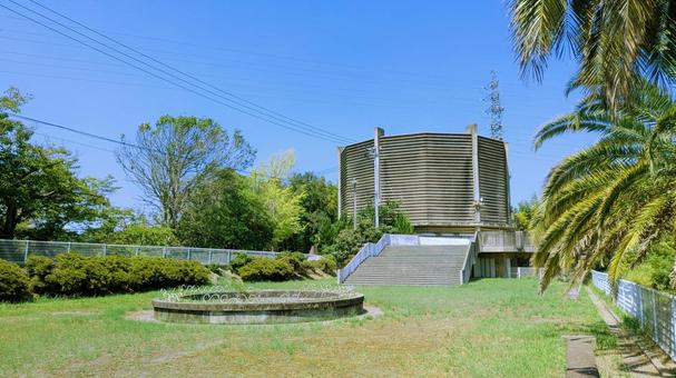 今治市浄水場-03 今治市,浄水場,タンク建物の写真素材
