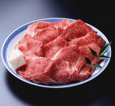 すき焼き用牛肉 すき焼き用牛肉の写真