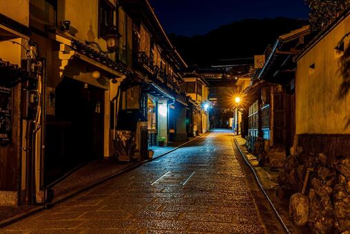 京都の風情ある古い街並み 京都,風景,街並みの写真素材