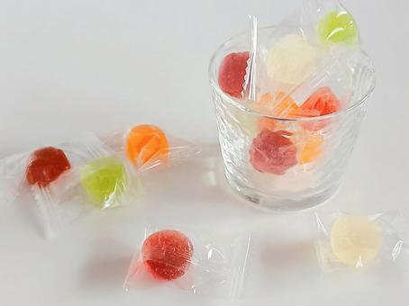 カラフルなゼリー お菓子,ゼリー,カラフルの写真素材