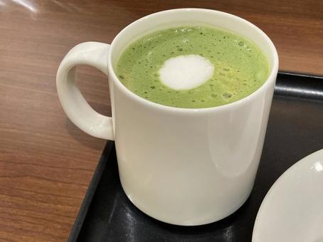 抹茶ラテ〜マグカップ 抹茶ラテ〜マグカップ 抹茶ラテ,ラテ,抹茶の写真素材