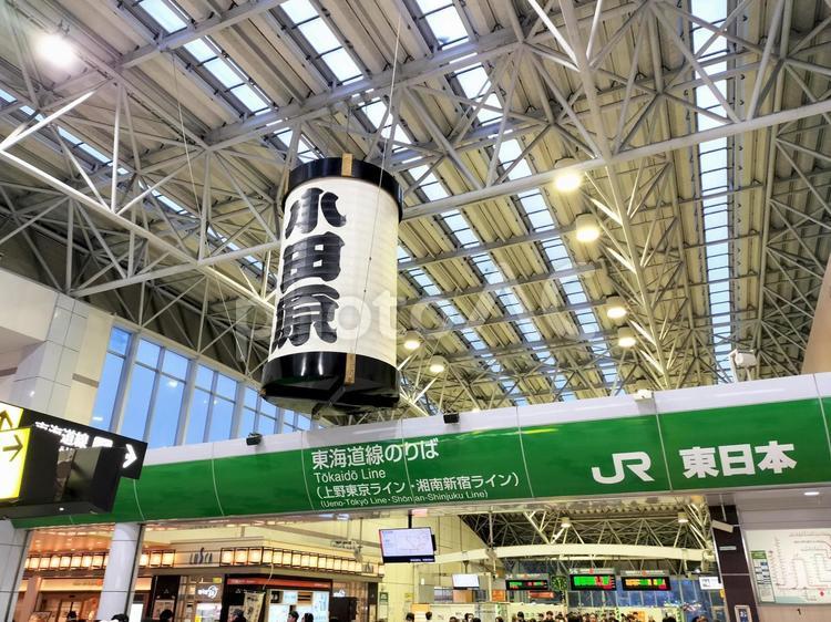 JR東海道線　小田原駅改札口 jr東海道線,jr東日本,小田原市の写真素材