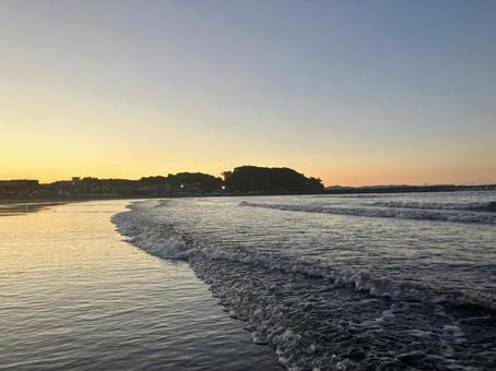 朝の海① 朝の海① 癒し,のんびり,海の写真素材