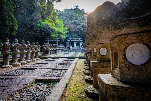 山口県　萩藩主毛利家墓所（東光寺） 萩藩主毛利家墓所,東光寺,萩の写真素材