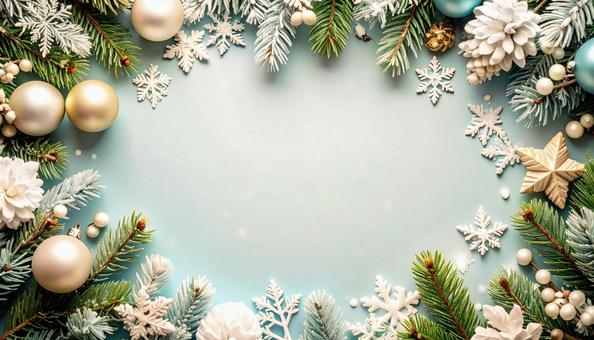クリスマスイメージフレーム クリスマスイメージフレームの写真