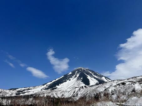 羅臼岳 北海道,知床,自然遺産の写真素材